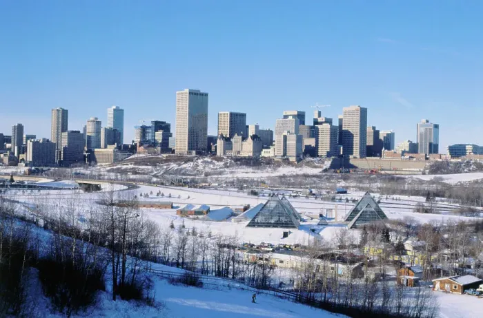 Framed Print : Edmonton Skyline Framed Print : Edmonton Skyline