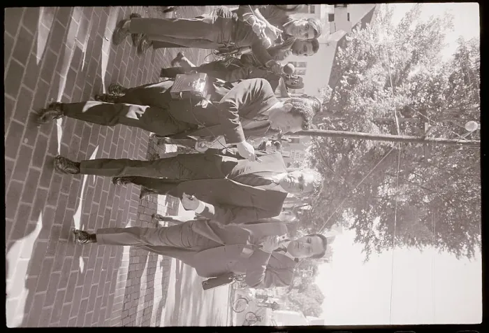 Framed Print : Edmund Dinis Arriving at Court Framed Print : Edmund Dinis Arriving at Court