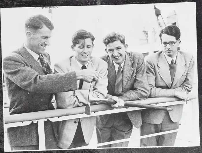 Framed Print : Edmund Hillary with Others Framed Print : Edmund Hillary with Others