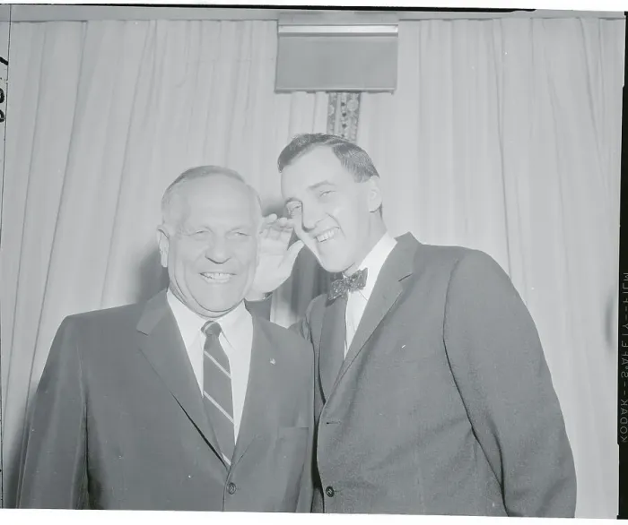 Framed Print : Edmund Muskie and Goodwin Knight Smiling Framed Print : Edmund Muskie and Goodwin Knight Smiling