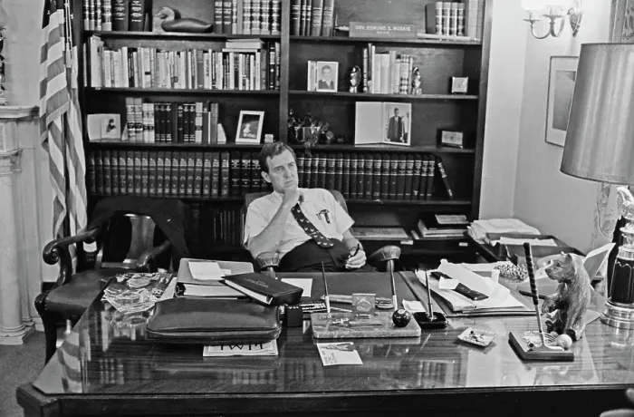 Framed Print : Edmund Muskie, US Senator From Maine Framed Print : Edmund Muskie, US Senator From Maine