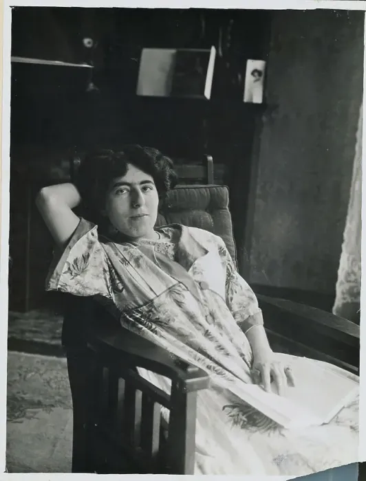 Framed Print : Edna Ferber Relaxing Framed Print : Edna Ferber Relaxing