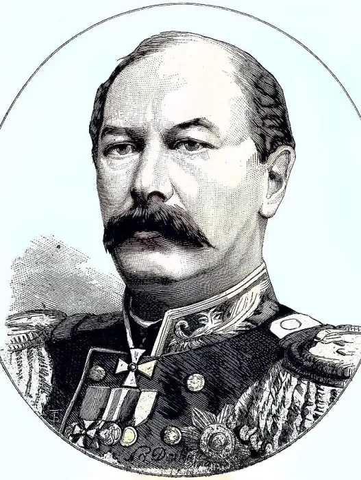 Framed Print : Eduard Iwanowitsch Totleben, sometimes transliterated as Todleben, 20 May 1818, 1 July 1884, was a Baltic German military engineer and Imperial Russian Army general, Germany, reproduction of an image, woodcut from the year 1881, digitally restored Framed Print : Eduard Iwanowitsch Totleben, sometimes transliterated as Todleben, 20 May 1818, 1 July 1884, was a Baltic German military engineer and Imperial Russian Army general, Germany, reproduction of an image, woodcut from the year 1881, digitally restored