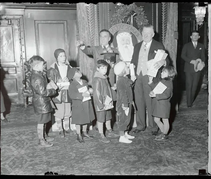 Framed Print : Edward Bowes and Ted Lewis Giving Candy to Children Framed Print : Edward Bowes and Ted Lewis Giving Candy to Children