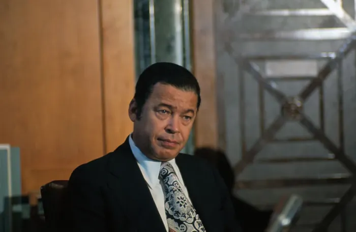 Framed Print : Edward Brooke at His Desk Framed Print : Edward Brooke at His Desk