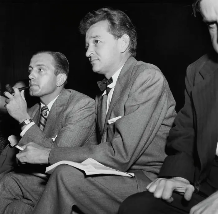 Framed Print : Edward Dmytryk And Adrian Scott At HUAC Hearing Framed Print : Edward Dmytryk And Adrian Scott At HUAC Hearing