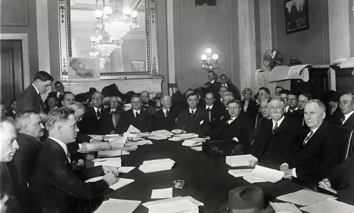 Framed Print : Edward Doheny Testifies Before Senate Framed Print : Edward Doheny Testifies Before Senate