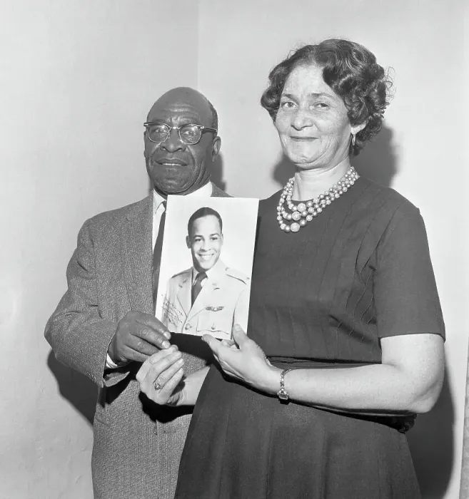 Framed Print : Edward Dwight's Parents