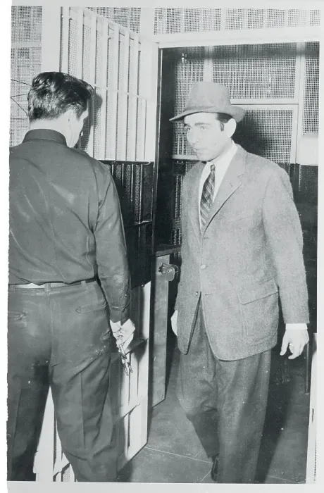 Framed Print : Edward G. Robinson Being Admitted to Jail Framed Print : Edward G. Robinson Being Admitted to Jail