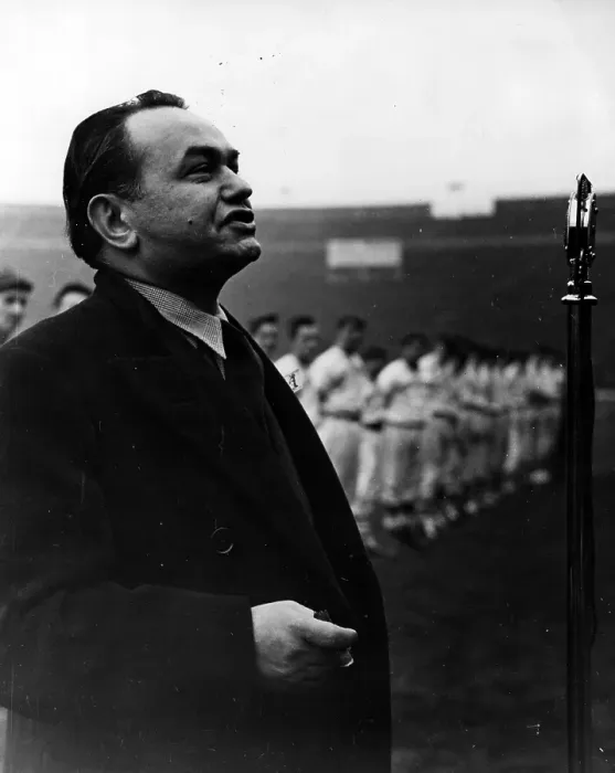 Framed Print : Edward G Robinson At Hampden Park Framed Print : Edward G Robinson At Hampden Park