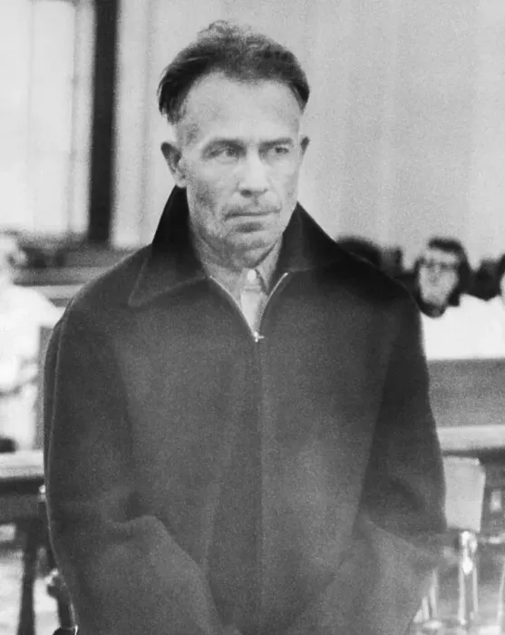 Framed Print : Edward Gein in Court Framed Print : Edward Gein in Court