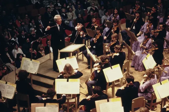 Framed Print : Edward Heath Conducting Orchestra Framed Print : Edward Heath Conducting Orchestra
