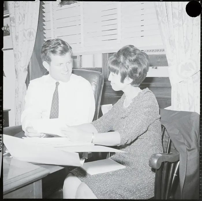 Framed Print : Edward Kennedy and Angelique Voutselas Framed Print : Edward Kennedy and Angelique Voutselas