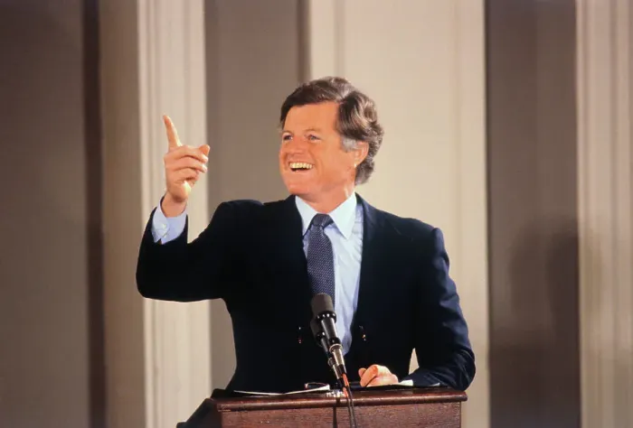 Framed Print : Edward Kennedy Announcing His Run For Presidency Framed Print : Edward Kennedy Announcing His Run For Presidency