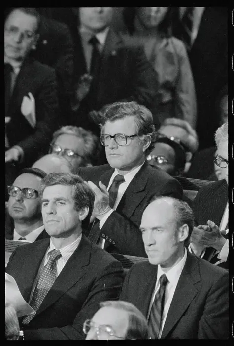 Framed Print : Edward Kennedy Applauding Framed Print : Edward Kennedy Applauding