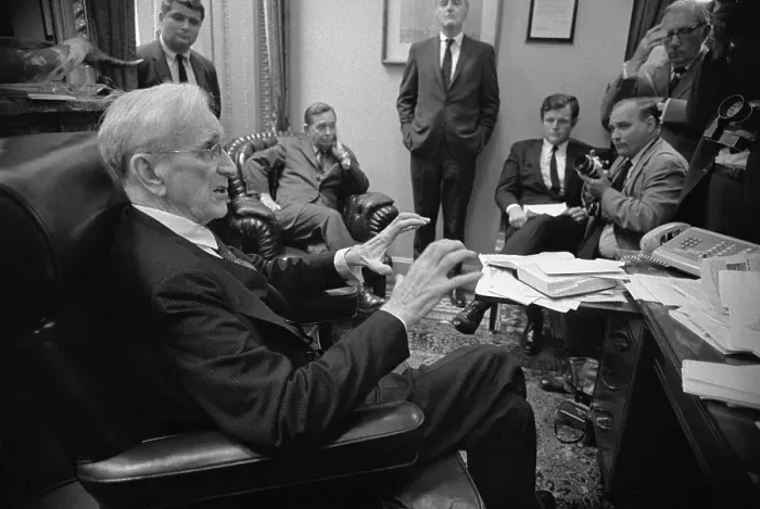 Framed Print : Edward Kennedy Attending Retirement Meeting Framed Print : Edward Kennedy Attending Retirement Meeting