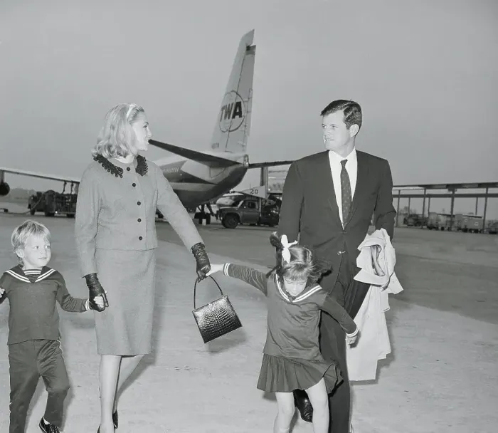 Framed Print : Edward Kennedy and Family Framed Print : Edward Kennedy and Family
