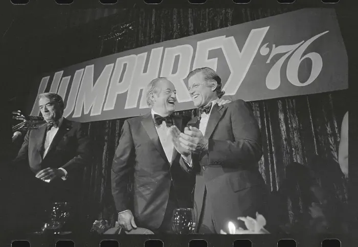 Framed Print : Edward Kennedy and Hubert Humphrey in Jovial Moods Framed Print : Edward Kennedy and Hubert Humphrey in Jovial Moods
