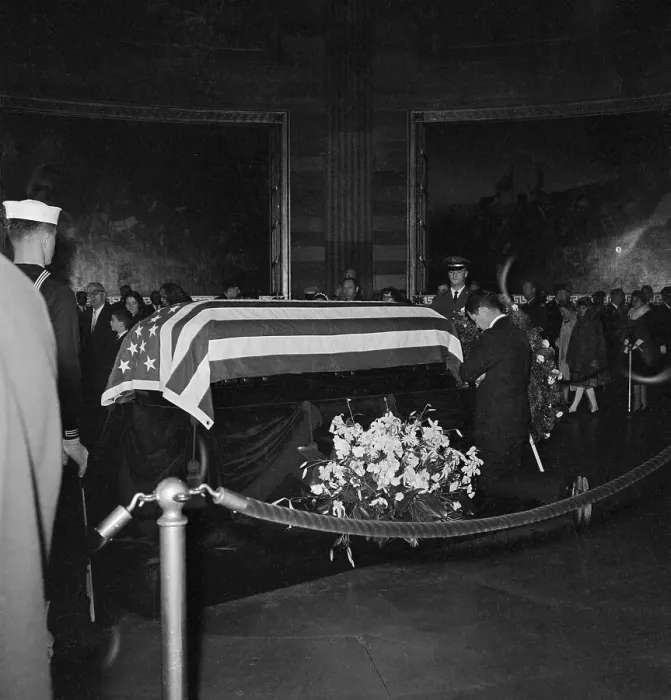 Framed Print : Edward Kennedy Kneeling at Casket of John F. Kennedy Framed Print : Edward Kennedy Kneeling at Casket of John F. Kennedy
