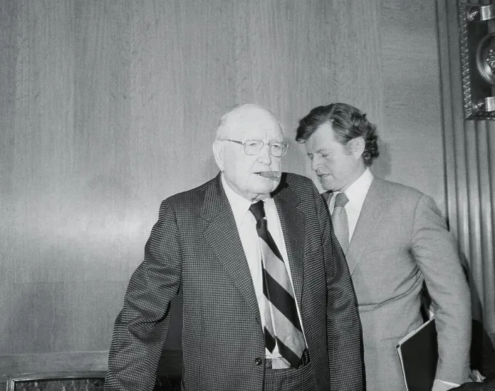 Framed Print : Edward Kennedy near Chairman James Eastland Framed Print : Edward Kennedy near Chairman James Eastland