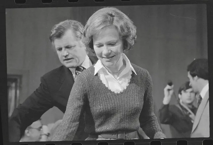 Framed Print : Edward Kennedy near Rosalynn Carter Framed Print : Edward Kennedy near Rosalynn Carter