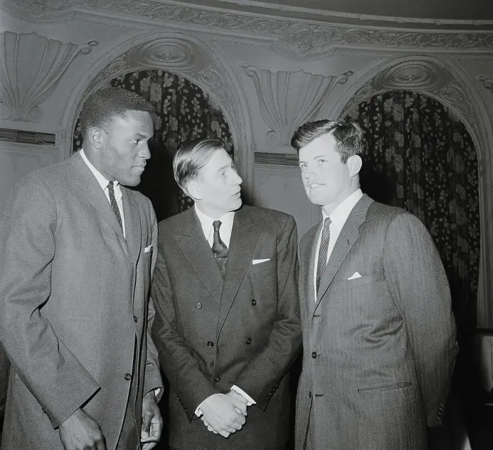 Framed Print : Edward Kennedy with Other Notables Framed Print : Edward Kennedy with Other Notables