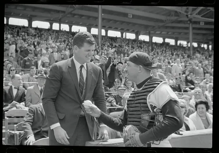 Framed Print : Edward Kennedy and Russ Nixon Framed Print : Edward Kennedy and Russ Nixon