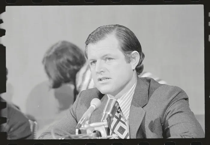 Framed Print : Edward Kennedy at Senate Hearing Framed Print : Edward Kennedy at Senate Hearing