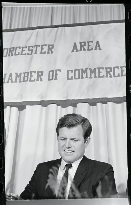 Framed Print : Edward Kennedy Smiling Framed Print : Edward Kennedy Smiling