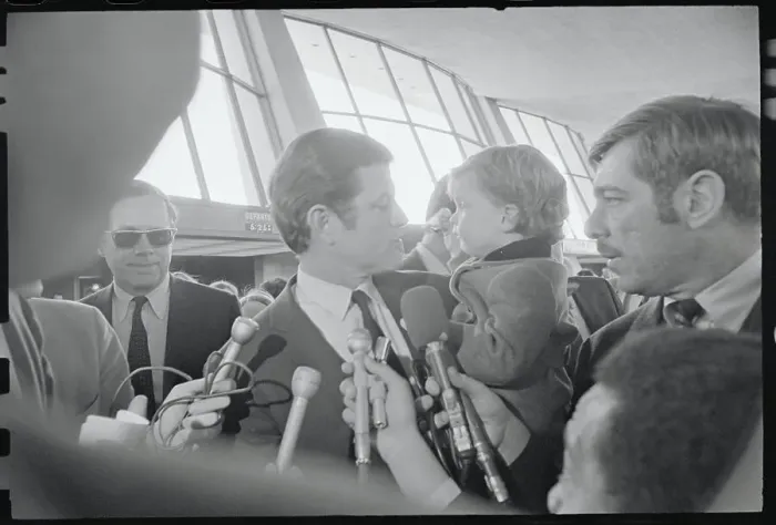 Framed Print : Edward Kennedy with Son Patrick Framed Print : Edward Kennedy with Son Patrick