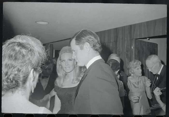 Framed Print : Edward Kennedy and Wife Framed Print : Edward Kennedy and Wife