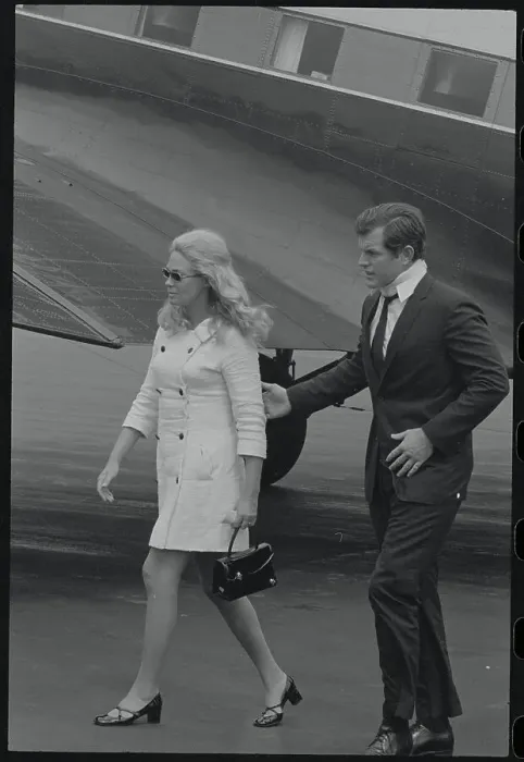 Framed Print : Edward Kennedy and Wife Framed Print : Edward Kennedy and Wife
