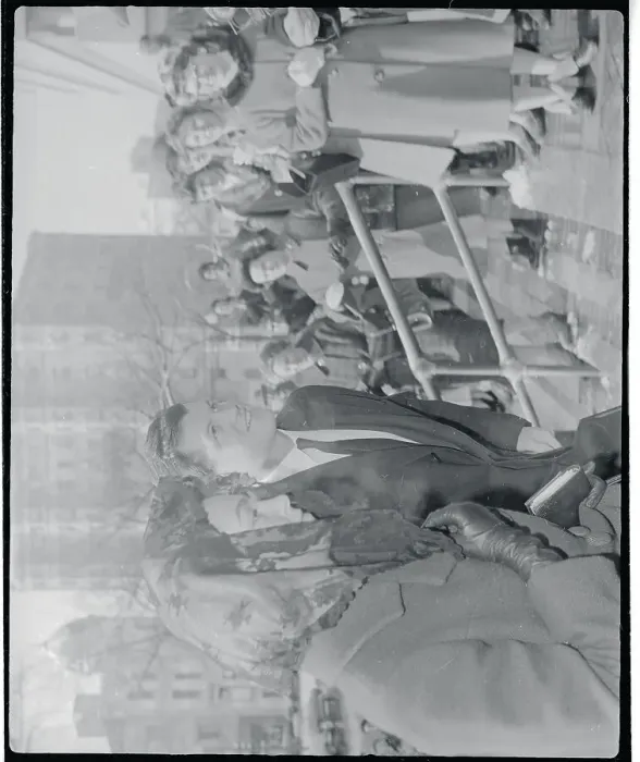 Framed Print : Edward Kennedy and Wife Arriving at Church Framed Print : Edward Kennedy and Wife Arriving at Church
