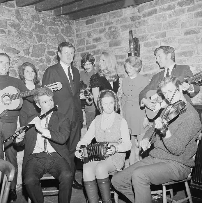 Framed Print : Edward Kennedy and Wife Being Serenaded Framed Print : Edward Kennedy and Wife Being Serenaded