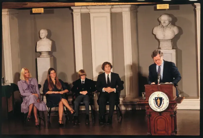Framed Print : Edward M. Kennedy Announcing His Run For Presidency Framed Print : Edward M. Kennedy Announcing His Run For Presidency