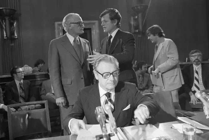 Framed Print : Edward M. Kennedy with Barry Goldwater and Nelson Rockefeller Framed Print : Edward M. Kennedy with Barry Goldwater and Nelson Rockefeller