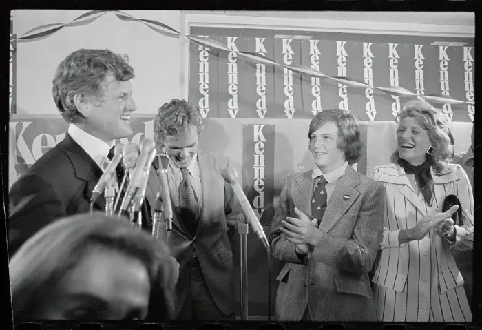 Framed Print : Edward M. Kennedy Celebrating with Family Members During His Senatorial Victory Framed Print : Edward M. Kennedy Celebrating with Family Members During His Senatorial Victory