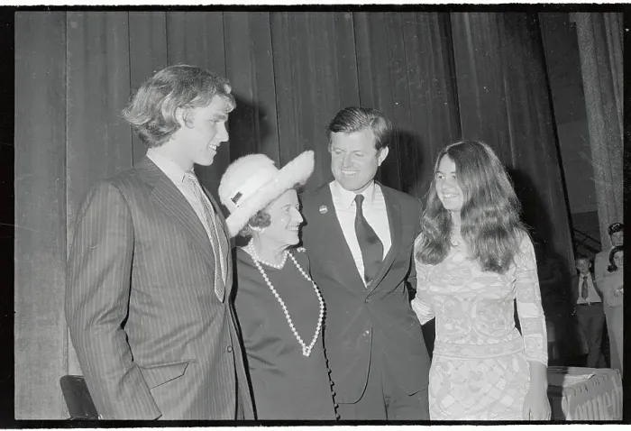 Framed Print : Edward M. Kennedy Conversing With His Family Framed Print : Edward M. Kennedy Conversing With His Family