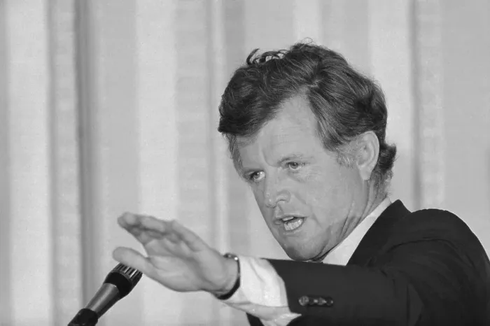 Framed Print : Edward M. Kennedy Expressing No Deal Framed Print : Edward M. Kennedy Expressing No Deal