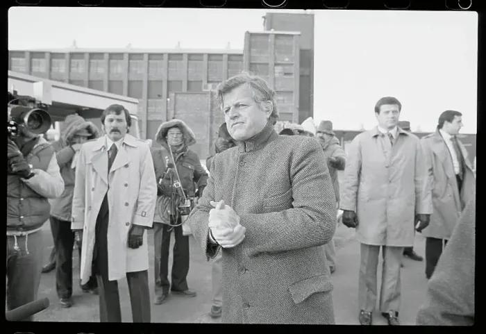 Framed Print : Edward M. Kennedy Keeping Warm Framed Print : Edward M. Kennedy Keeping Warm
