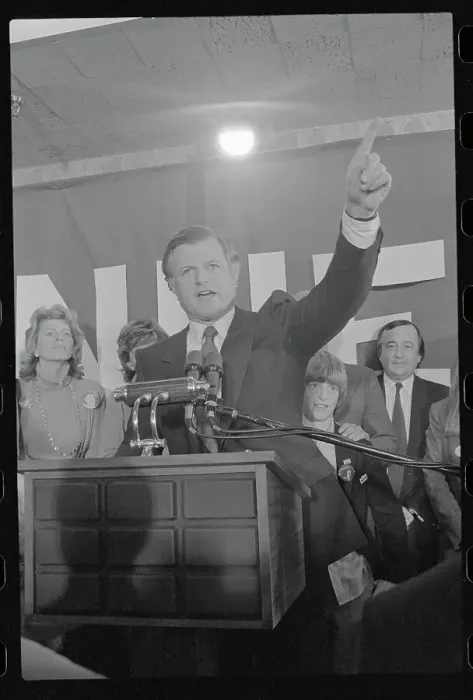 Framed Print : Edward M. Kennedy Pointing His Finger Framed Print : Edward M. Kennedy Pointing His Finger