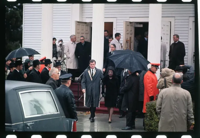 Framed Print : Edward M. Kennedy is shown Escorting His Mother Framed Print : Edward M. Kennedy is shown Escorting His Mother