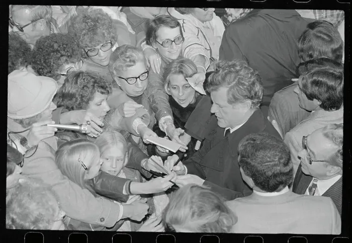 Framed Print : Edward M. Kennedy Signing Photography Framed Print : Edward M. Kennedy Signing Photography
