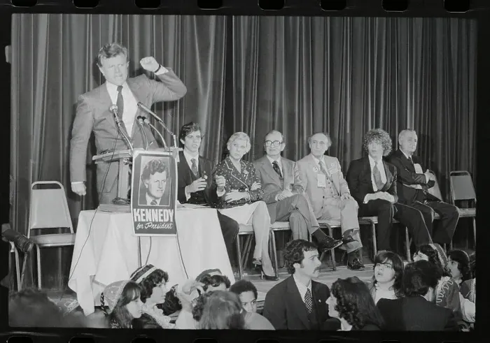 Framed Print : Edward M. Kennedy Speaking to the Greek Community Framed Print : Edward M. Kennedy Speaking to the Greek Community