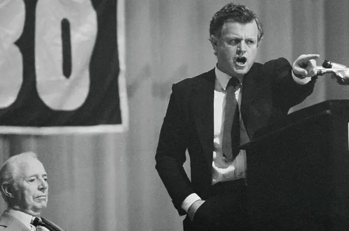 Framed Print : Edward M. Kennedy Speaking to Labor Members Framed Print : Edward M. Kennedy Speaking to Labor Members