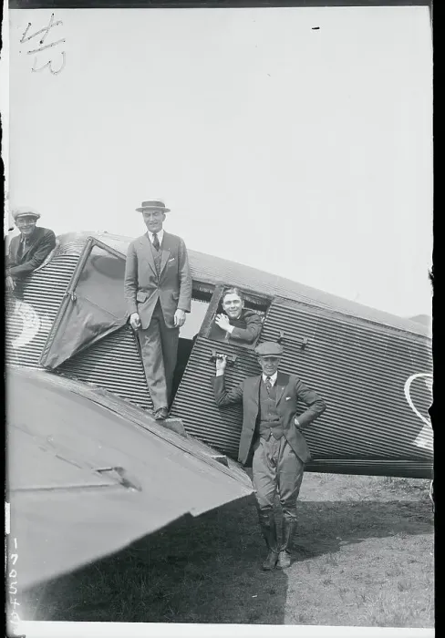 Framed Print : Edward Stinson and Colleagues Posing by Airplane Framed Print : Edward Stinson and Colleagues Posing by Airplane
