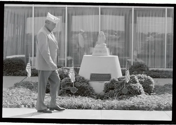 Framed Print : Edward T. Hoak Walking at a Memorial Framed Print : Edward T. Hoak Walking at a Memorial