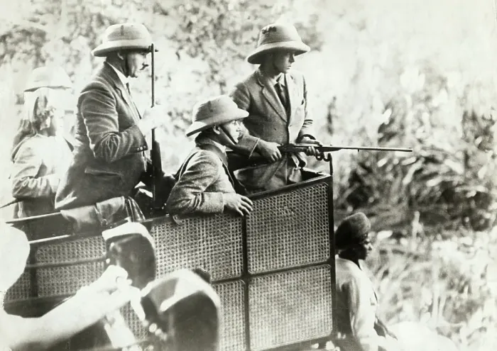 Framed Print : Edward Viii Hunting Tigers In Nepal Framed Print : Edward Viii Hunting Tigers In Nepal