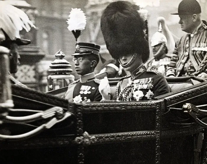 Framed Print : Edward Viii Sitting W / Prince Hirohito Framed Print : Edward Viii Sitting W / Prince Hirohito