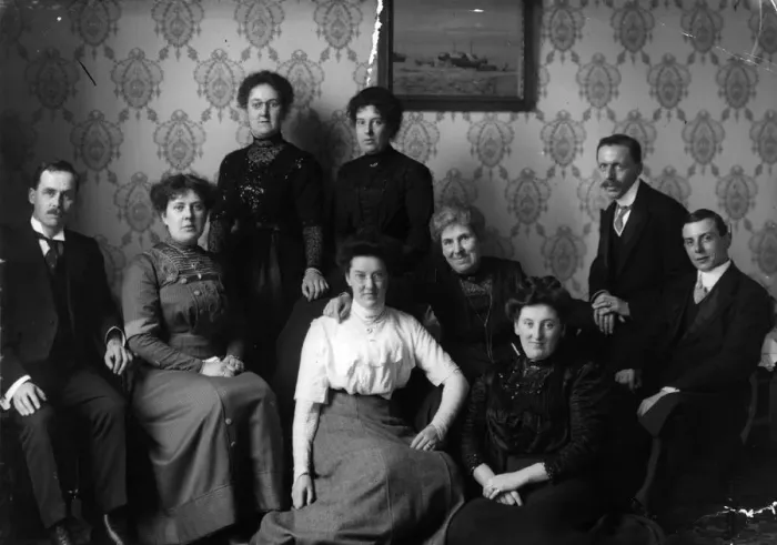 Framed Print : Edwardian Family Framed Print : Edwardian Family